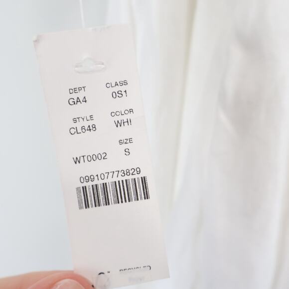 J.Crew Halter Mixy Midi Dress White Size Small NWT